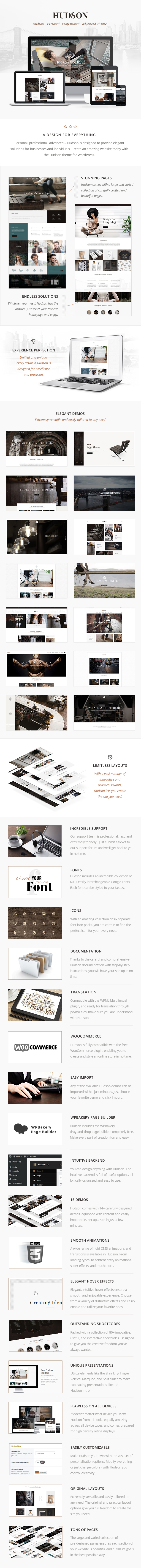 Hudson - Stylish Business Theme - 1